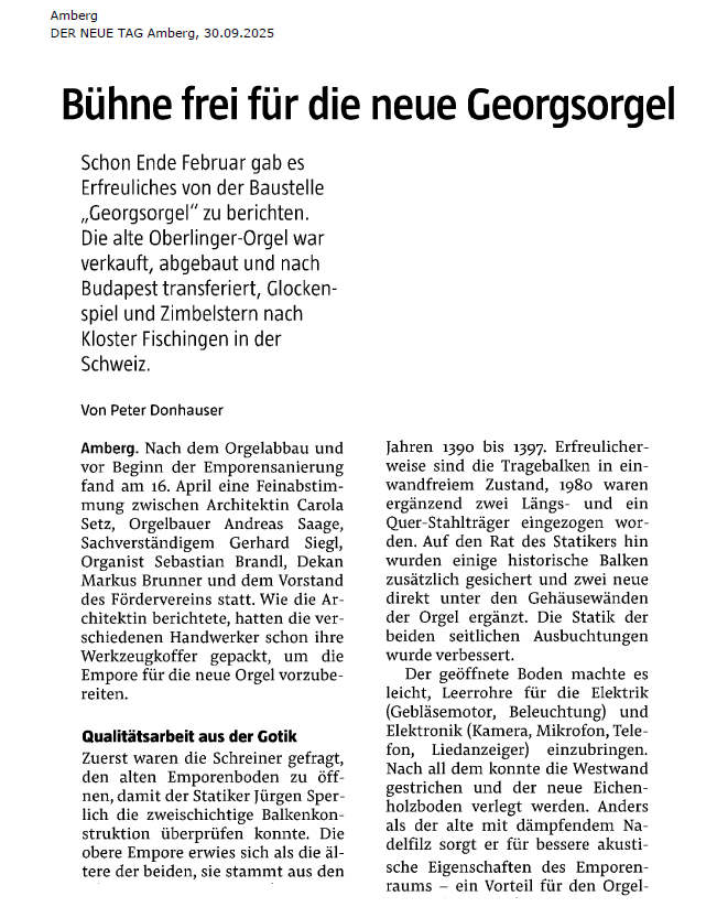 Bericht Georgsorgel 30.09.25 Seite 1