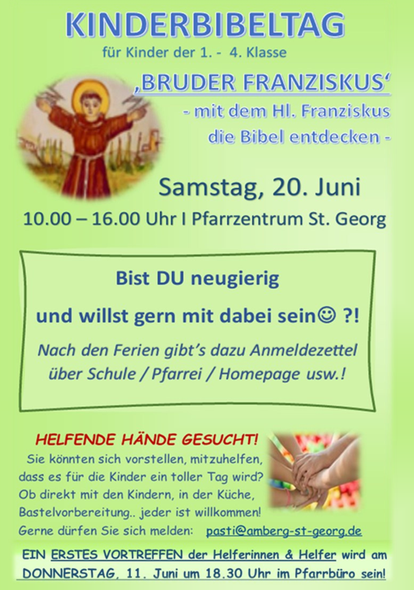 Kinderbibeltag 20.06.26